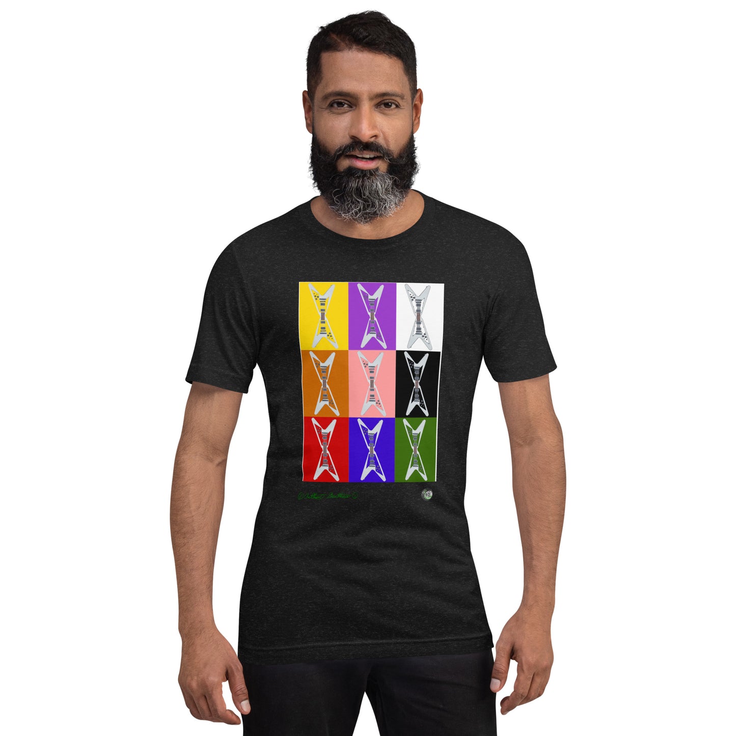 Flying Colors Flying V Guitar Unisex t-shirt