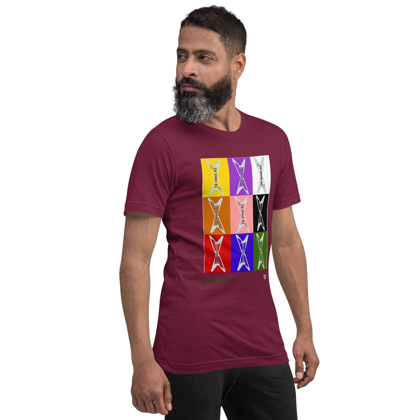 Flying Colors Flying V Guitar Unisex t-shirt