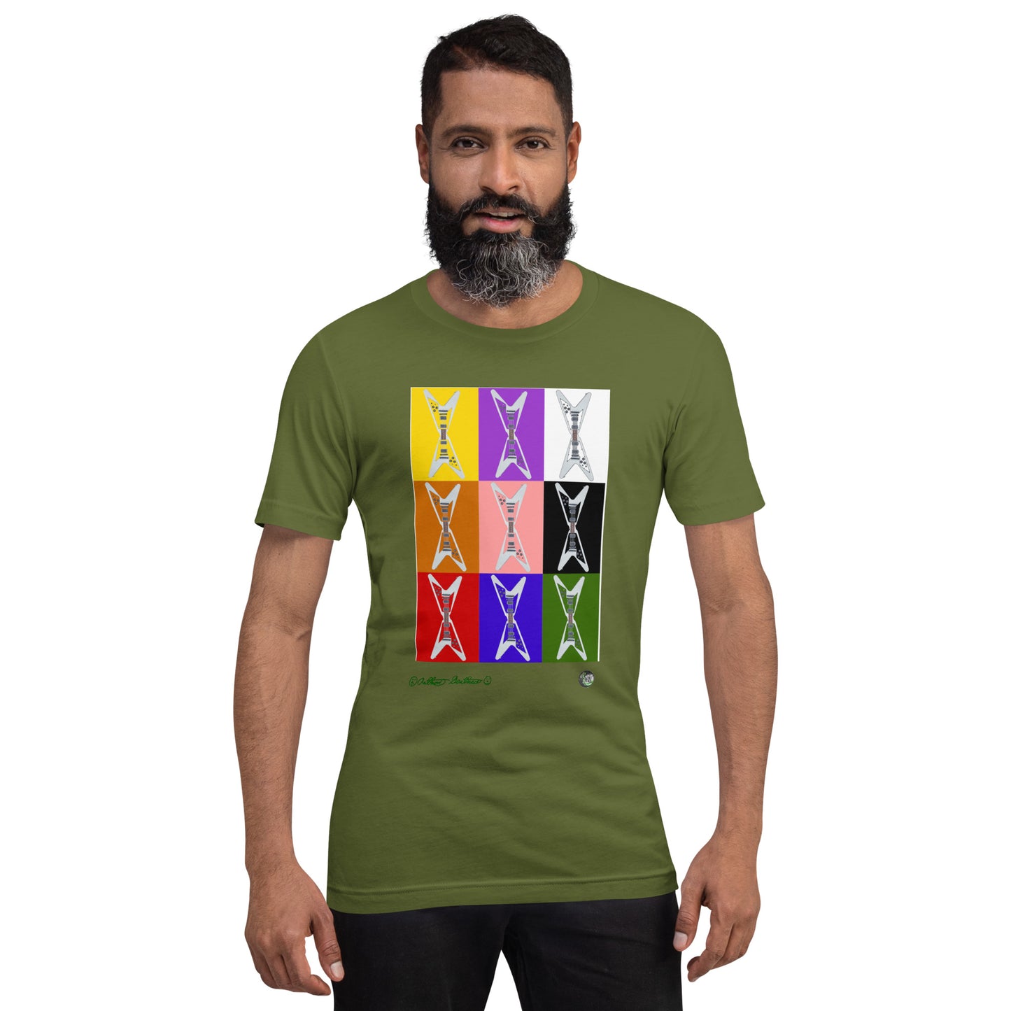 Flying Colors Flying V Guitar Unisex t-shirt