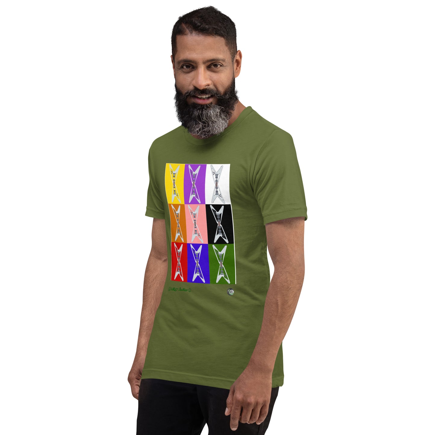 Flying Colors Flying V Guitar Unisex t-shirt