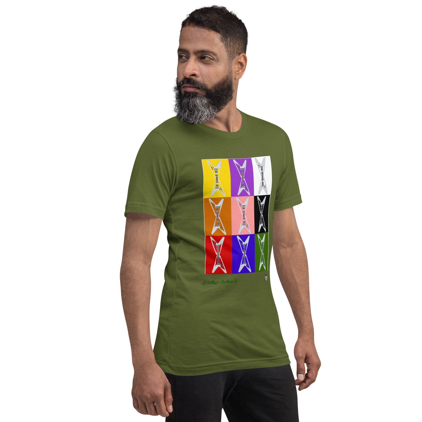 Flying Colors Flying V Guitar Unisex t-shirt