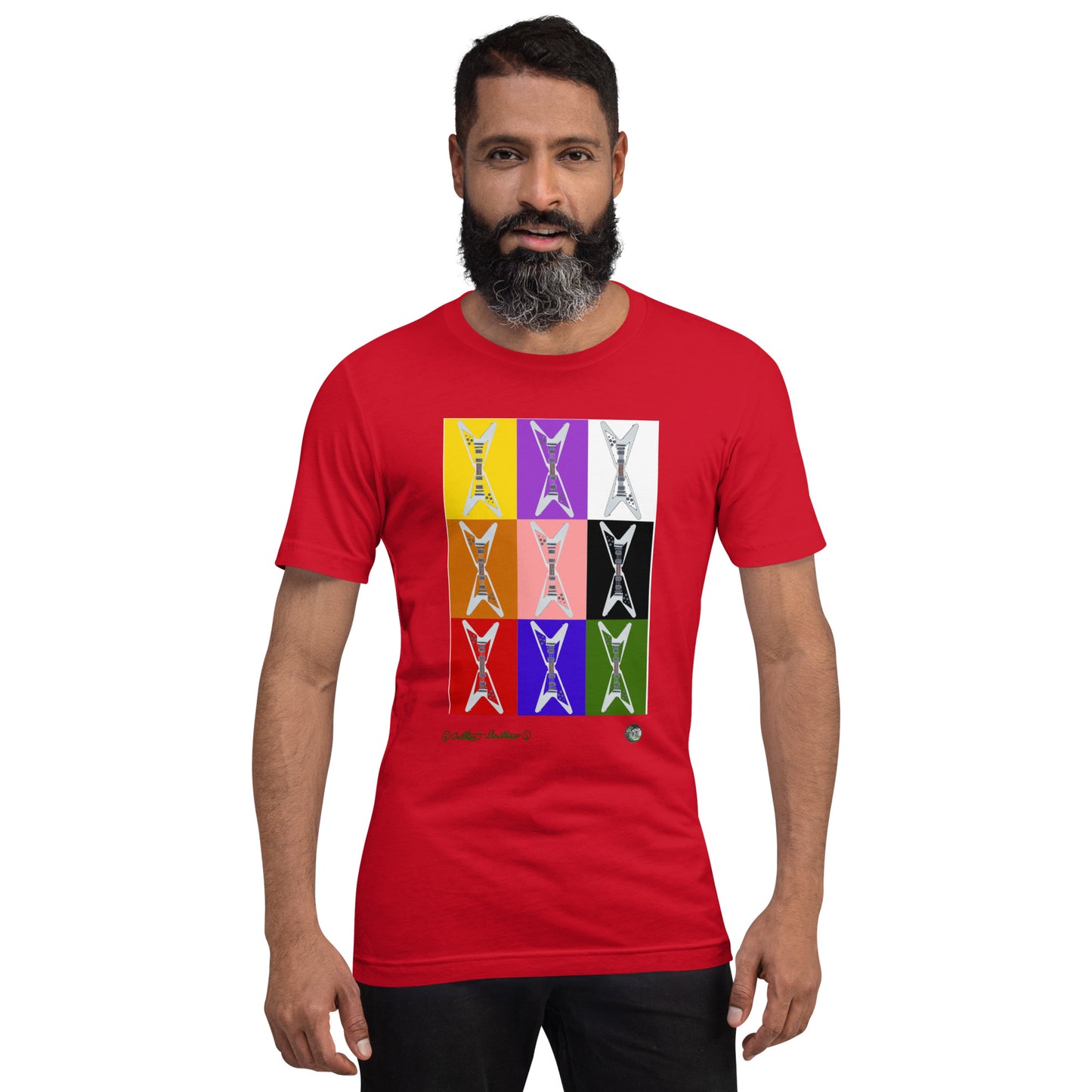 Flying Colors Flying V Guitar Unisex t-shirt