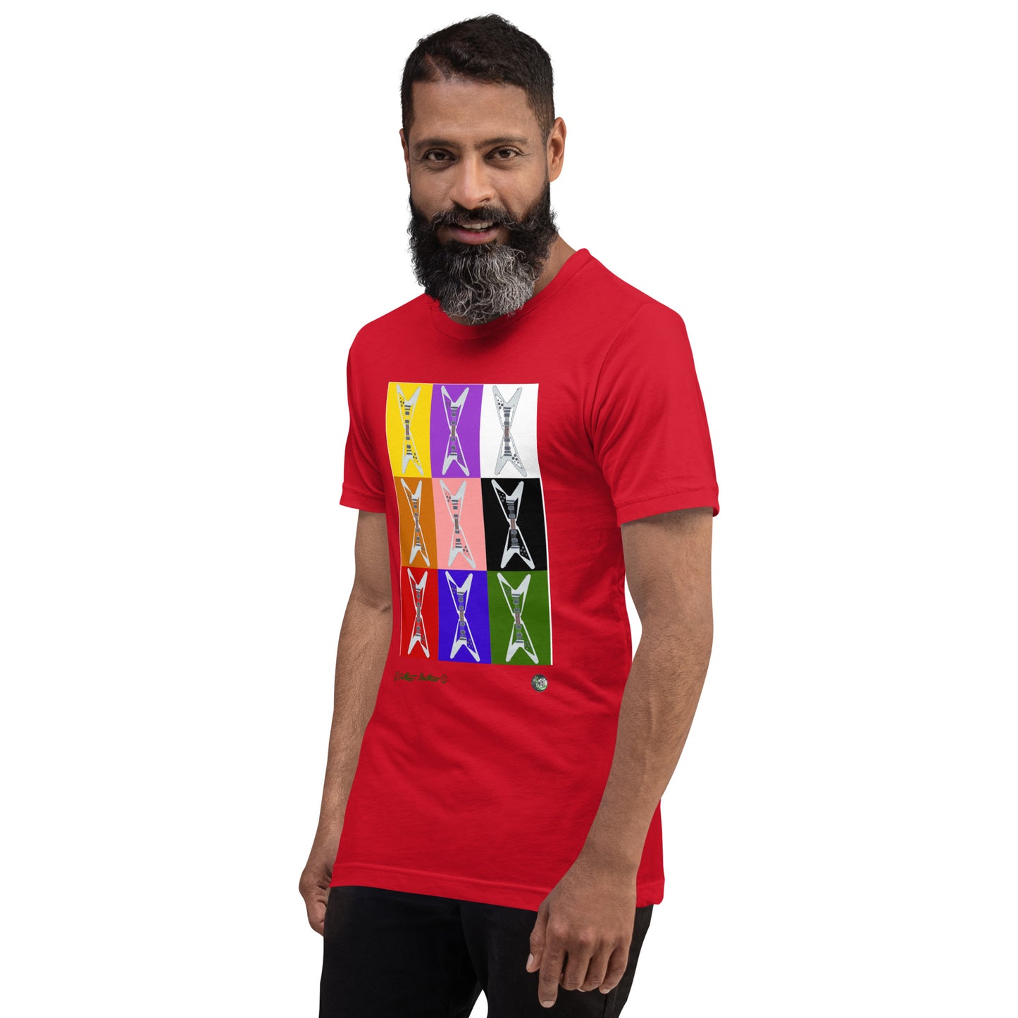 Flying Colors Flying V Guitar Unisex t-shirt