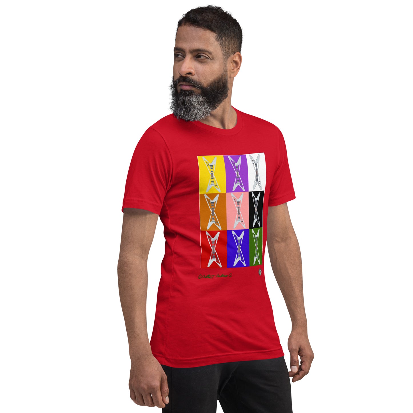 Flying Colors Flying V Guitar Unisex t-shirt