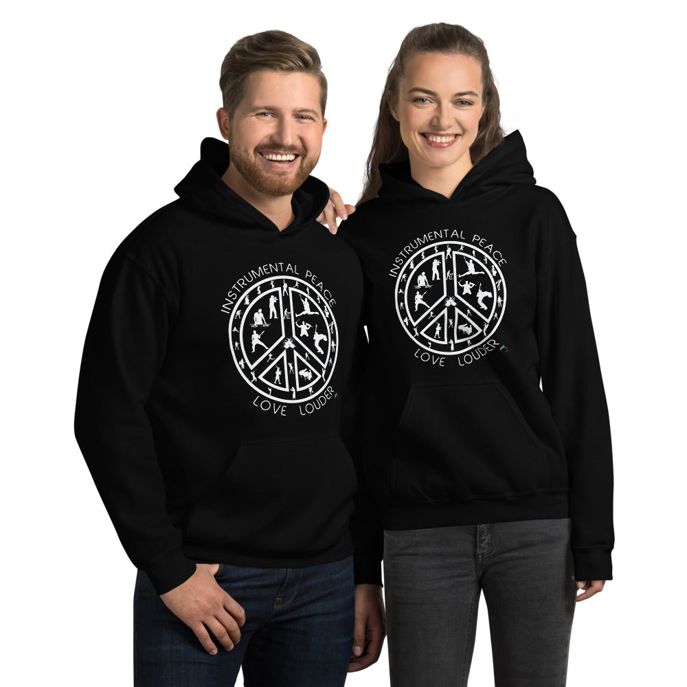 INSTRUMENTAL PEACE...LOVE LOUDER Unisex Hoodie