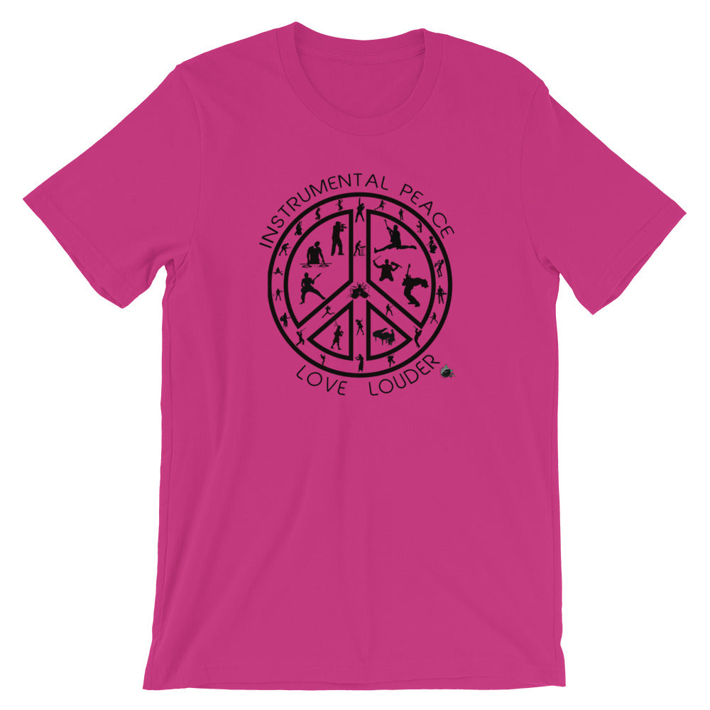 INSTRUMENTAL PEACE...LOVE LOUDER Short-Sleeve Unisex T-Shirt