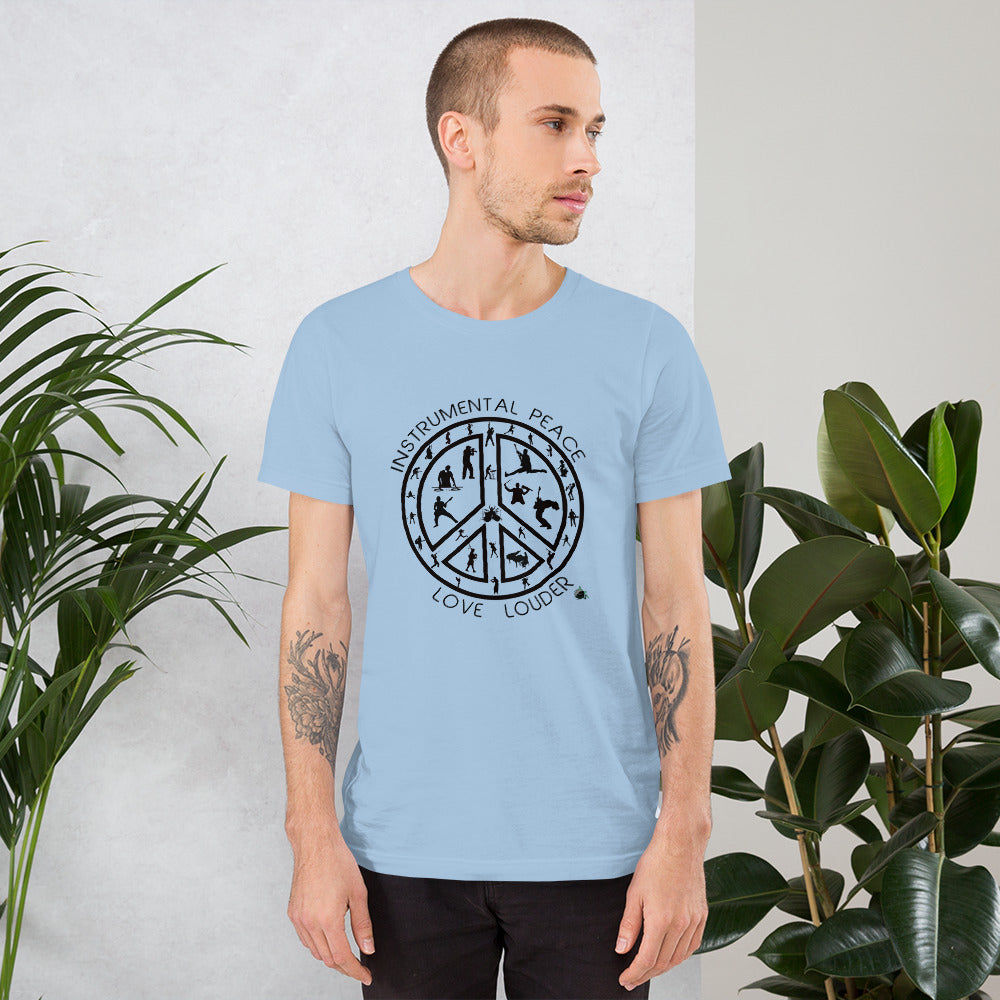 INSTRUMENTAL PEACE...LOVE LOUDER Short-Sleeve Unisex T-Shirt