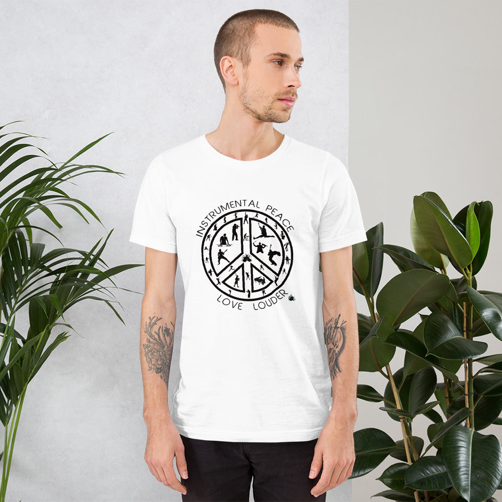 INSTRUMENTAL PEACE...LOVE LOUDER Short-Sleeve Unisex T-Shirt