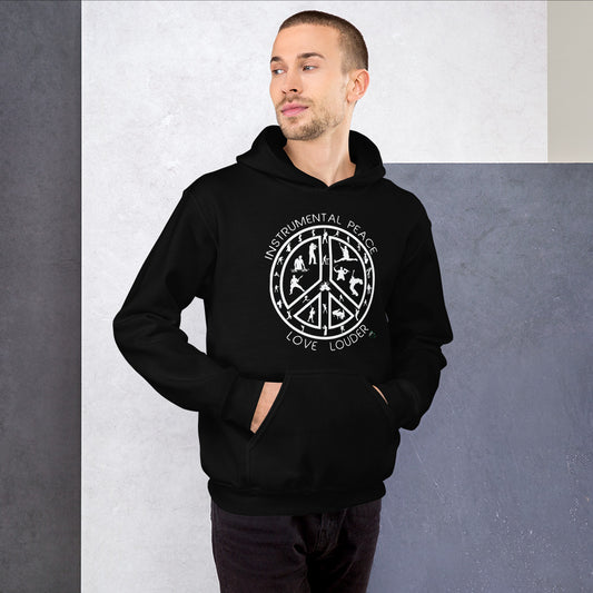 INSTRUMENTAL PEACE...LOVE LOUDER Unisex Hoodie