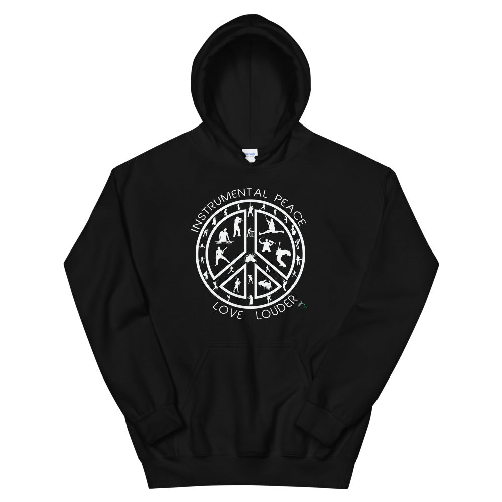 INSTRUMENTAL PEACE...LOVE LOUDER Unisex Hoodie