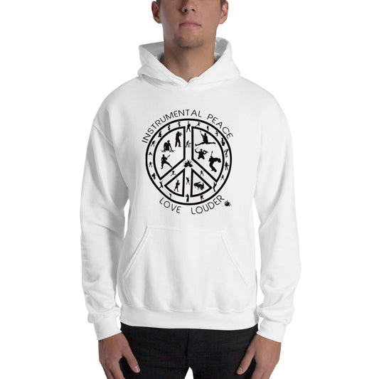 INSTRUMENTAL PEACE...LOVE LOUDER Unisex Hoodie