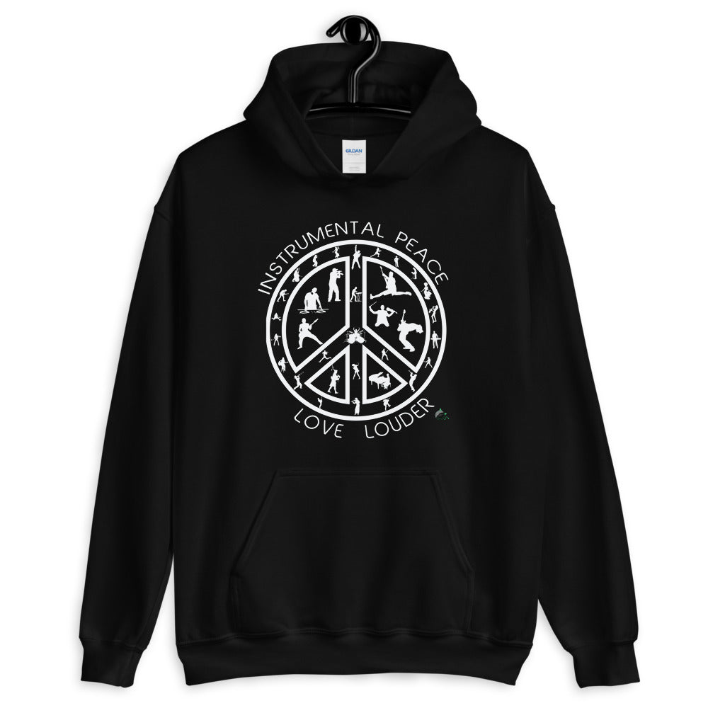 INSTRUMENTAL PEACE...LOVE LOUDER Unisex Hoodie