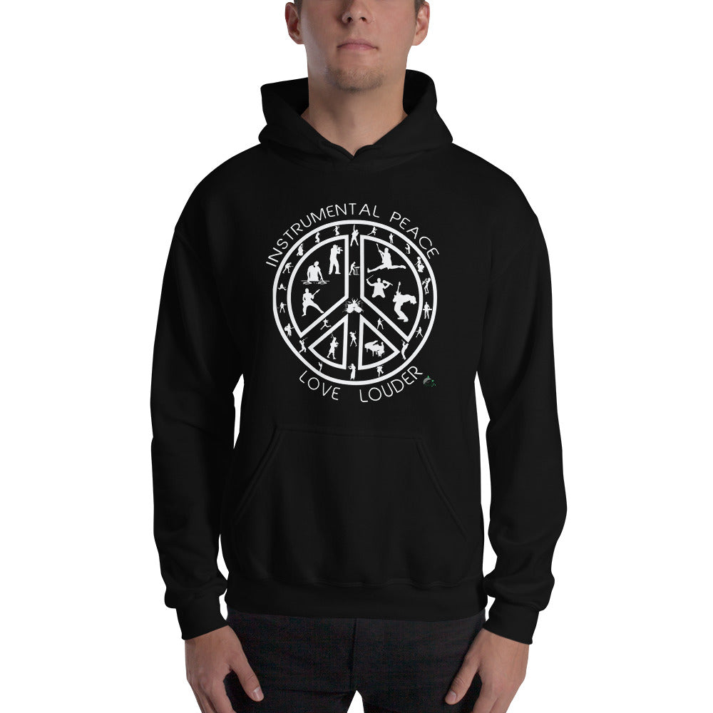 INSTRUMENTAL PEACE...LOVE LOUDER Unisex Hoodie